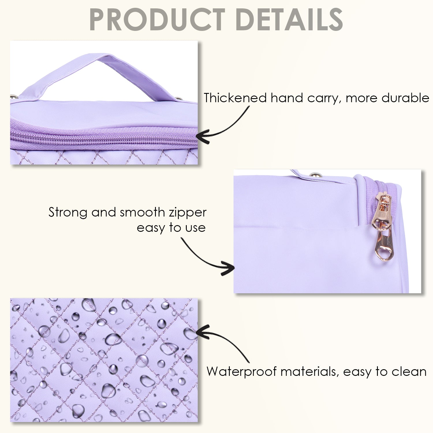 Serene Quilted Beauty Case